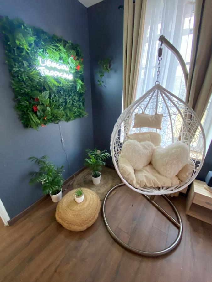 Evasion Tropicale - Studio Avec Spa, Cosy Et Renove Au Coeur De Soissons - 2 Pers المظهر الخارجي الصورة
